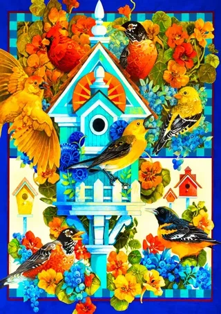 Puzzle The Avian Sanctuary - 1000 pièces from Bluebird Puzzle – box 1 of 2