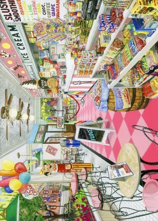 Puzzle The Sweet Shop - 500 à 999 pièces de Bluebird Puzzle – boîte 1 sur 2