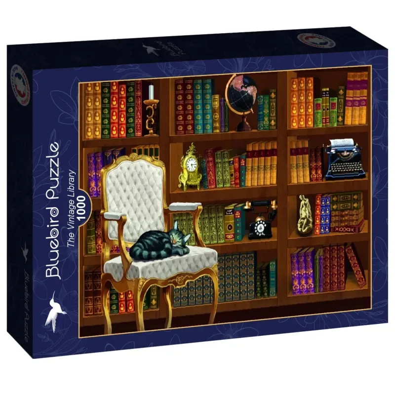 Puzzle The Vintage Library - 1000 pièces de Bluebird Puzzle – boîte 2 sur 2