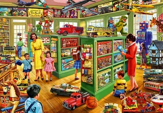 Puzzle Toy Shop Interiors - 1000 pièces de Bluebird Puzzle – boîte 1 sur 2