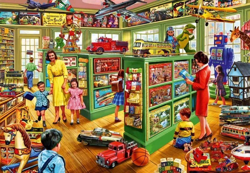 Puzzle Toy Shop Interiors - 1000 pièces de Bluebird Puzzle – boîte