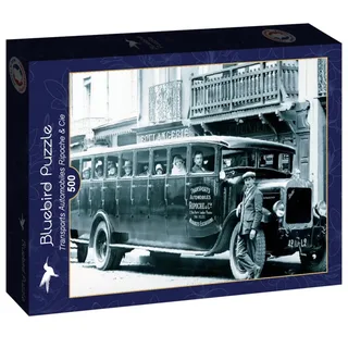 Puzzle Transports Automobiles Ripoche & Cie - 500 à 999 pièces van Bluebird Puzzle – doos 2 van 2