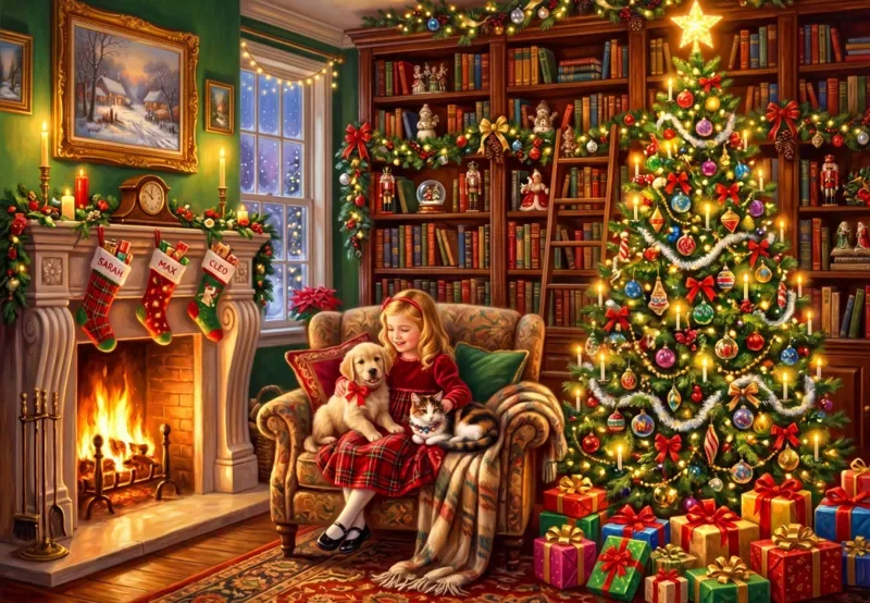 Puzzle Un Doux Noël - 1000 pièces de Bluebird Puzzle – boîte