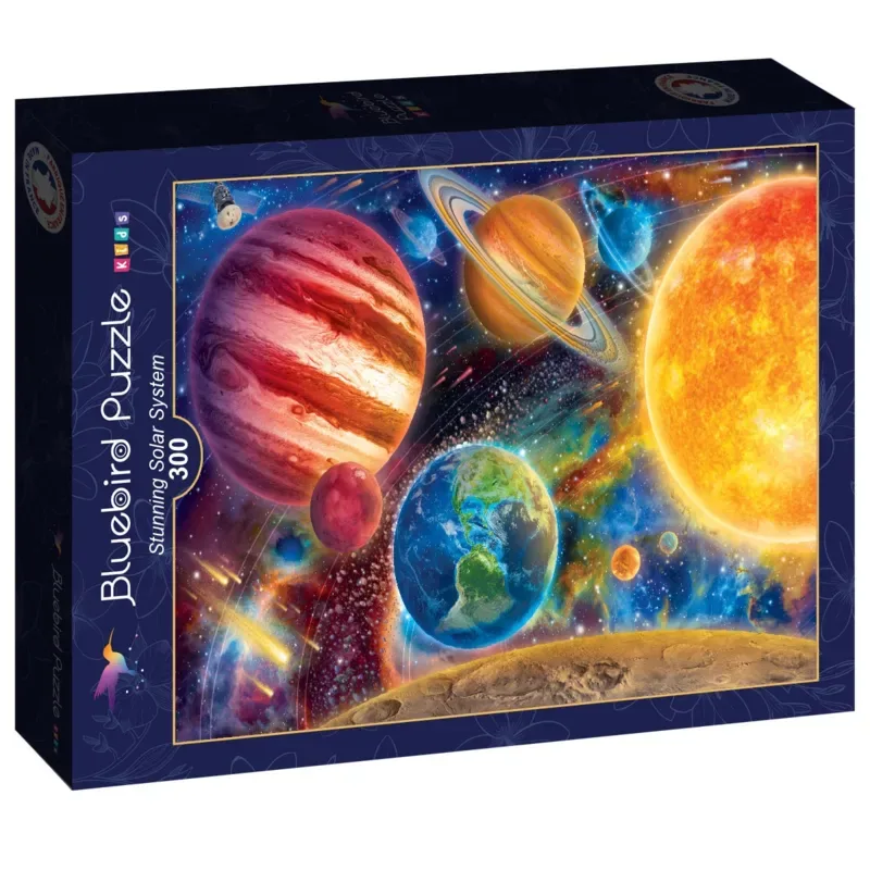 Puzzle Un Système Solaire Epoustouflant - 200 à 499 pièces von Bluebird Puzzle – Schachtel 2 von 2