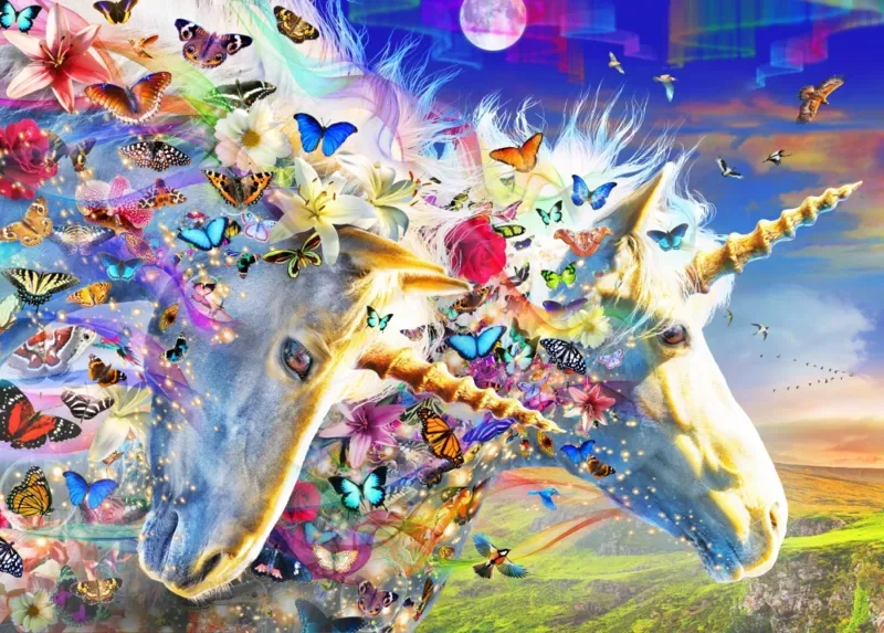 Puzzle Unicorn Dream - 500 à 999 pièces de Bluebird Puzzle – boîte