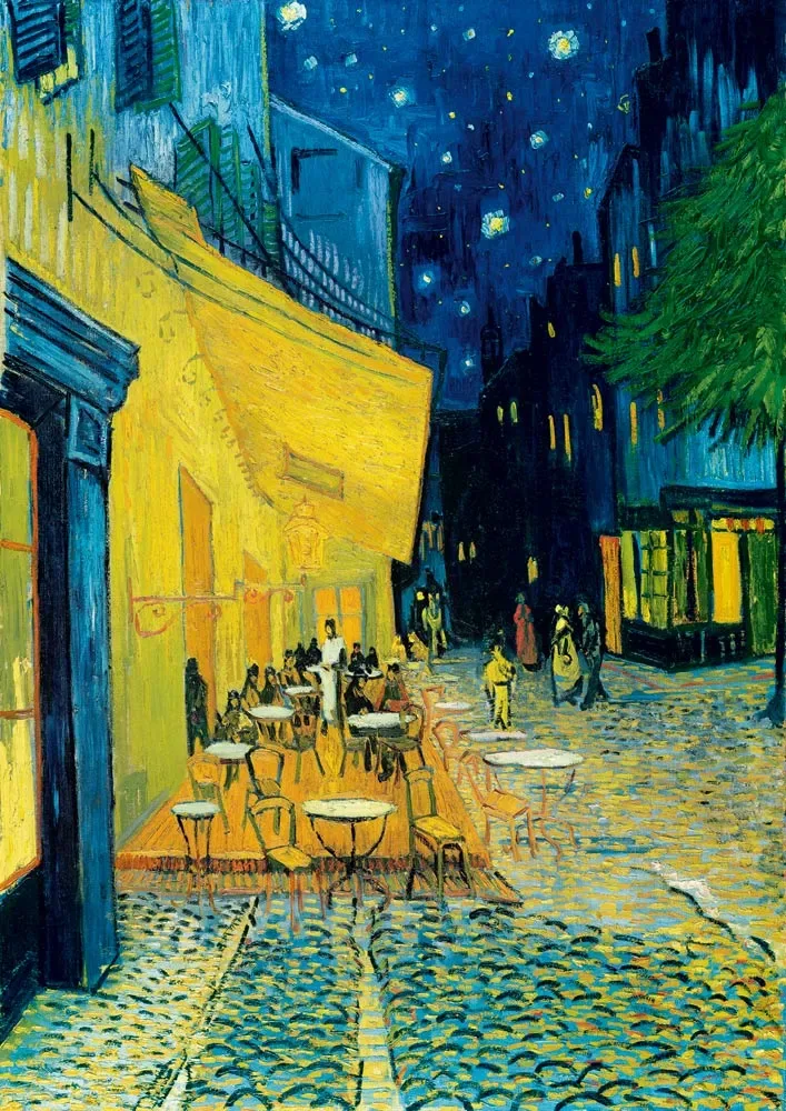 Puzzle Vincent Van Gogh - Café Terrace at Night, 1888 - 1000 pièces von Bluebird Puzzle – Schachtel