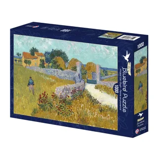 Puzzle Vincent Van Gogh - Ferme en provence - 1000 pièces van Bluebird Puzzle – doos 2 van 2