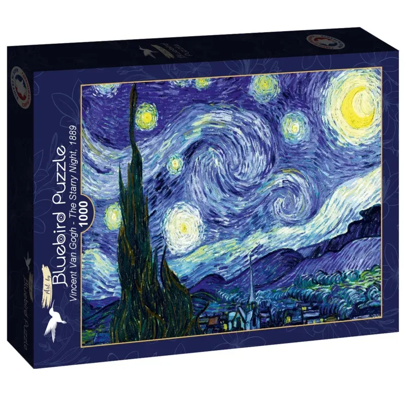 Puzzle Vincent Van Gogh - The Starry Night, 1889 - 1000 pièces von Bluebird Puzzle – Schachtel 2 von 2