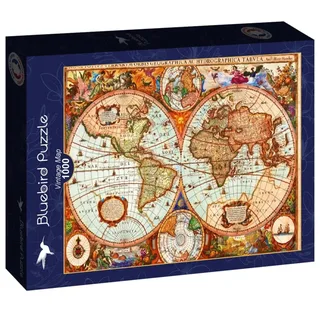 Puzzle Vintage Map - 1000 pièces van Bluebird Puzzle – doos 2 van 2