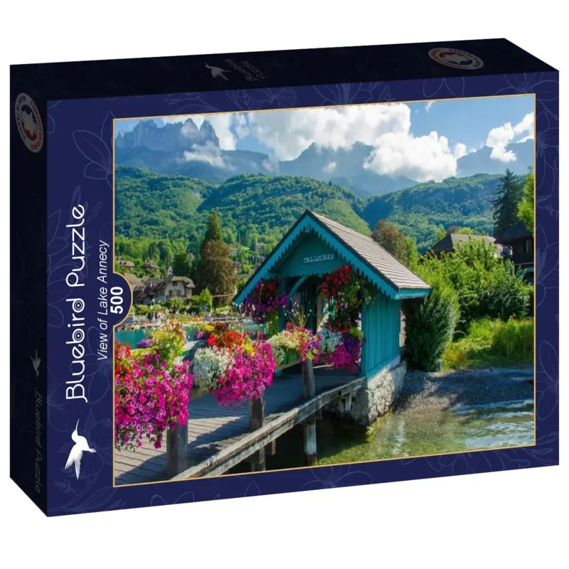 Puzzle Vue sur le Lac d'Annecy - 500 à 999 pièces von Bluebird Puzzle – Schachtel 2 von 2