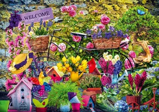 Puzzle Welcome to Our Garden - 1000 pièces de Bluebird Puzzle – boîte 1 sur 2