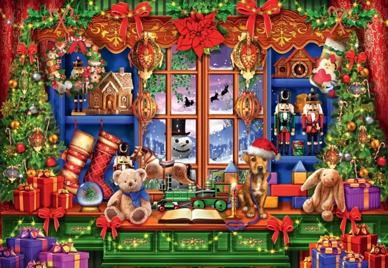 Puzzle Ye Old Christmas Shoppe - 1000 pièces de Bluebird Puzzle – boîte