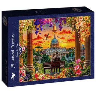 Rome for Two Puzzel 1000 Stukjes de Bluebird Puzzle, édition Vert – boîte 2 sur 2