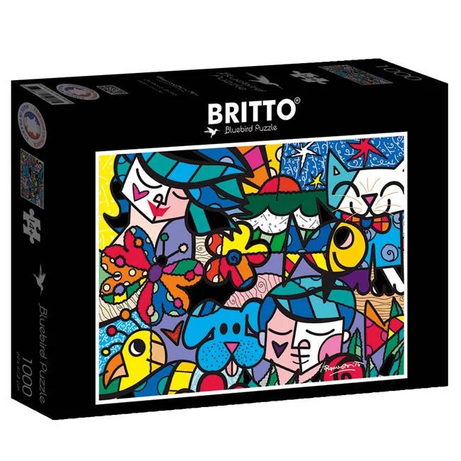 Romero Britto - Britto Garden (1000) de Bluebird Puzzle – boîte