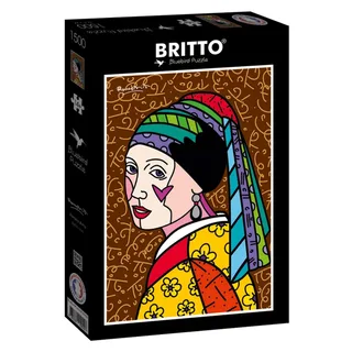 Romero Britto - Dutch icon (1500) from Bluebird Puzzle – box 2 of 2