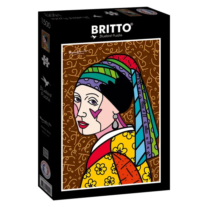 Romero Britto - Dutch icon (1500) from Bluebird Puzzle – box 2 of 2