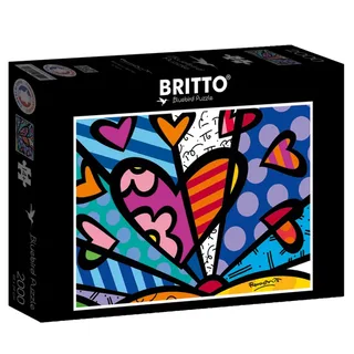 Romero Britto - Sunset (2000) från Bluebird Puzzle – kartong 2 av 2