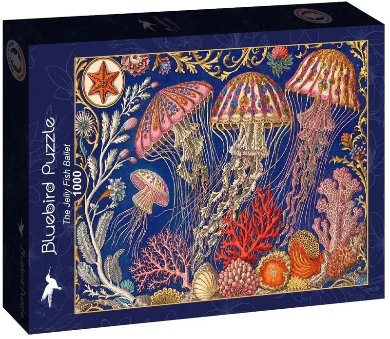 The Jelly Fish Ballet Puzzel 1000 Stukjes from Bluebird Puzzle, Blue edition – box 1 of 2