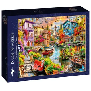 The Village on the Canal Puzzel 2000 stukjes from Bluebird Puzzle, Multicolour edition – box 2 of 2
