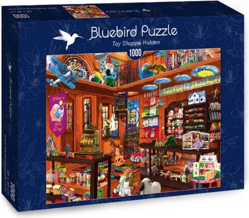 Toy Shoppe Hidden Puzzel 1000 van Bluebird Puzzle – doos