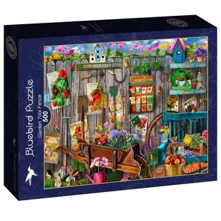 tuin gereedschap hek - 500 stukjes puzzel. van Bluebird Puzzle, editie Meerkleurig – doos 2 van 2