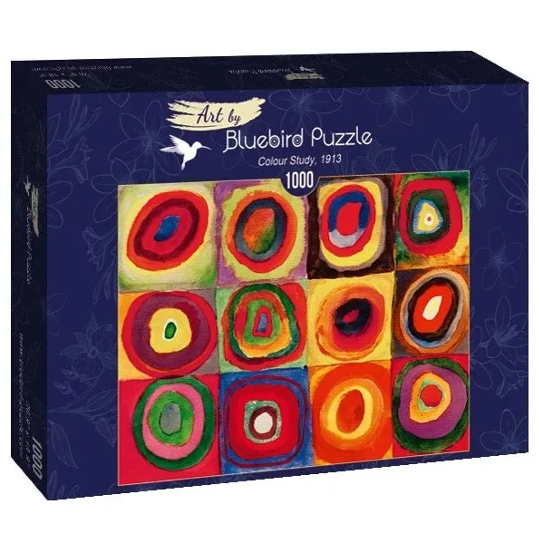 Vassily Kandinsky - Colour Study, 1913 (1000) from Bluebird Puzzle – box 2 of 2