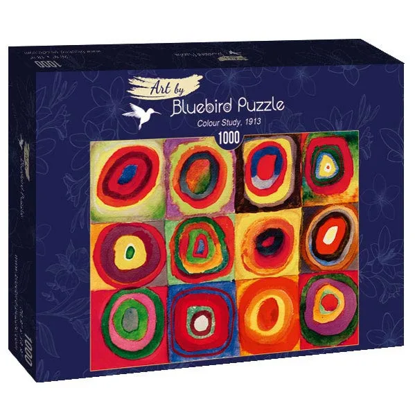 Vassily Kandinsky - Colour Study, 1913 (1000) de Bluebird Puzzle – boîte