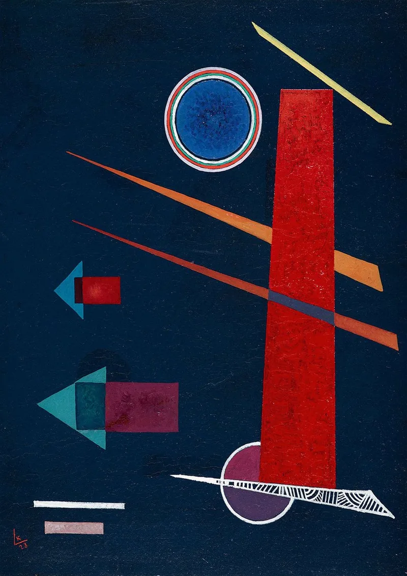 Vassily Kandinsky - Powerful Red, 1928- Puzzel - 1000 Stukjes from Bluebird Puzzle, Multicolour edition – box 1 of 2