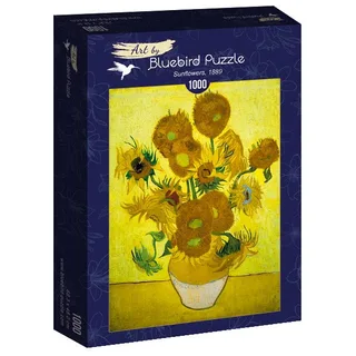 Vincent Van Gogh - Sunflowers, 1889 (1000) von Bluebird Puzzle – Schachtel 1 von 2