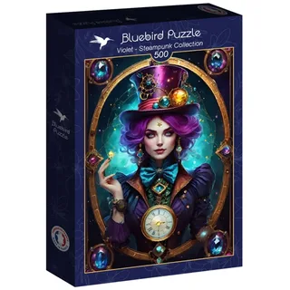 Violet legpuzzel - Steampunk Collection - 500 stukjes. von Bluebird Puzzle, Ausgabe Mehrfarbig – Schachtel 2 von 2