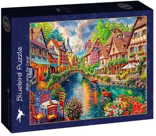 Walk along the Canal Puzzel 1500 Stukjes from Bluebird Puzzle, Blue edition – box 1 of 2
