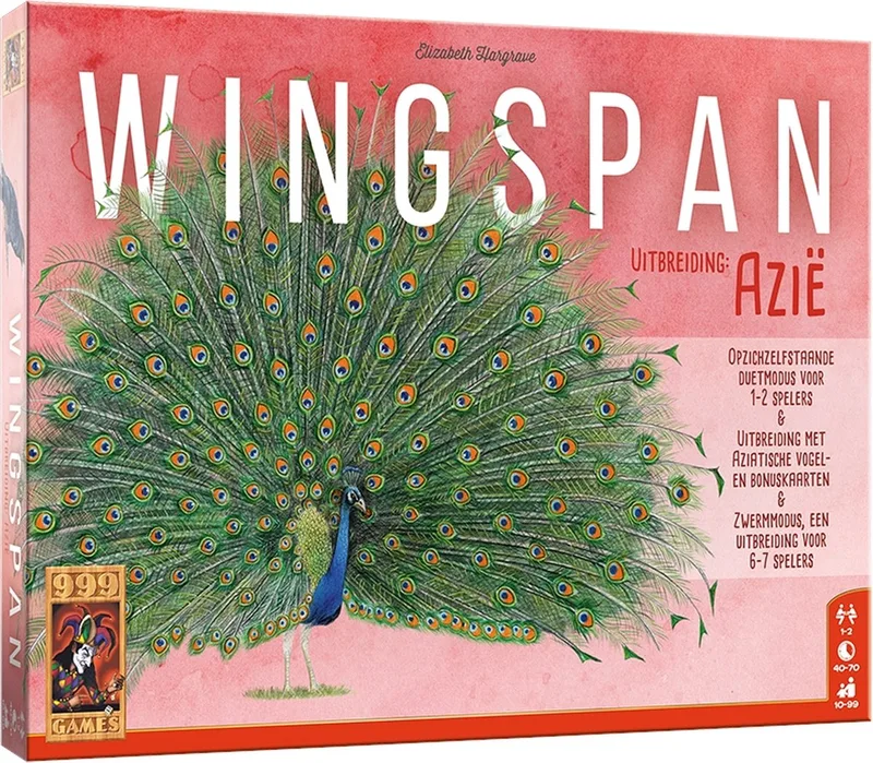 Wingspan uitbreiding: Azië från 999 Games, utgåva NL – spelet på bordet