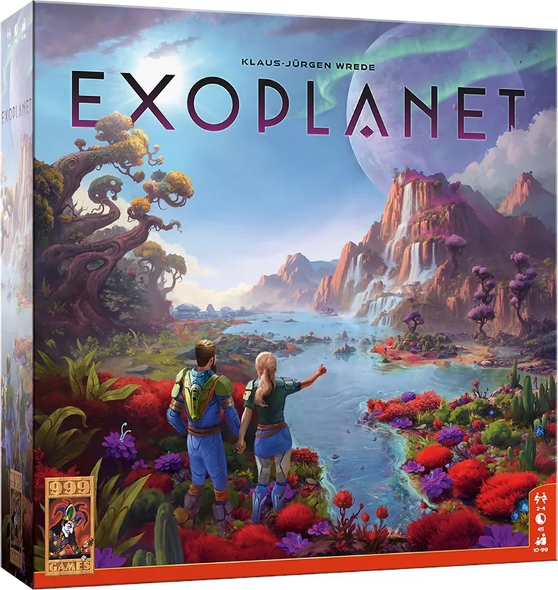 Exoplanet from 999 Games, NL edition – game on the table