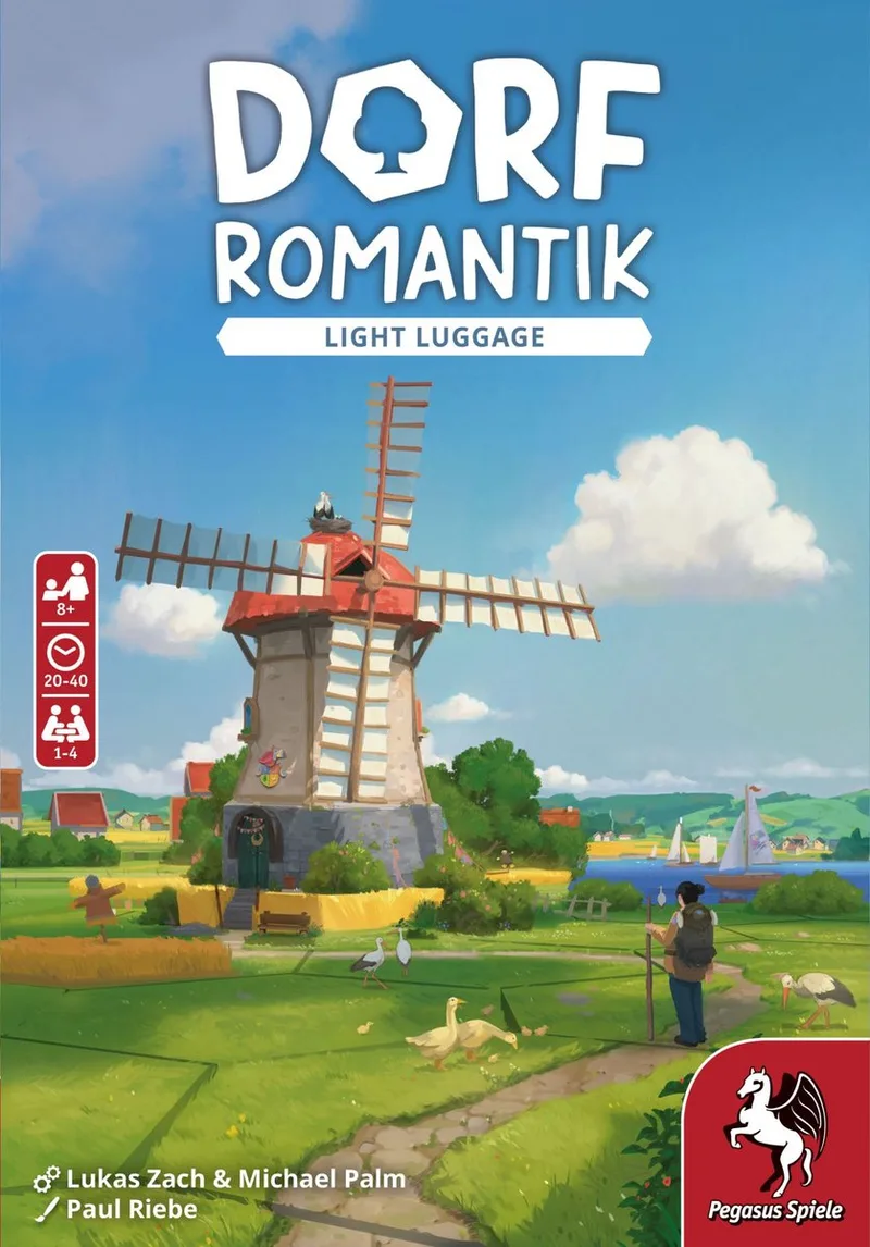 Dorfromantik - Light Luggage från Pegasus Spiele, utgåva EN – spelet på bordet