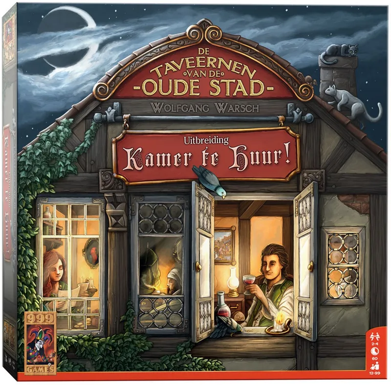 De Taveernen van de Oude Stad Uitbreiding: Kamer te Huur! fra 999 Games, NL-udgave – æske