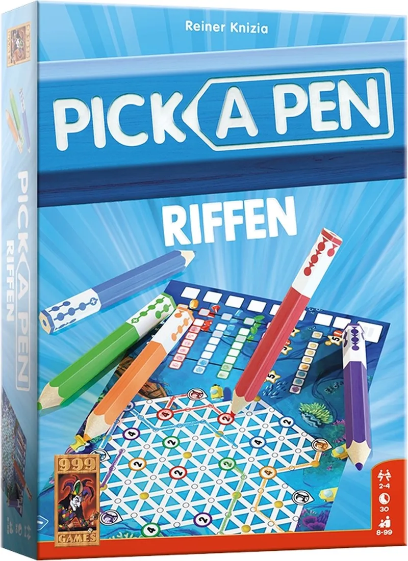 Pick a Pen Riffen from 999 Games, NL edition – game on the table