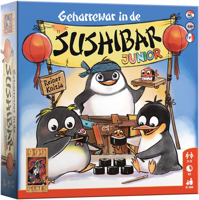 Geharrewar in de Sushibar Junior från 999 Games, utgåva NL – kartong