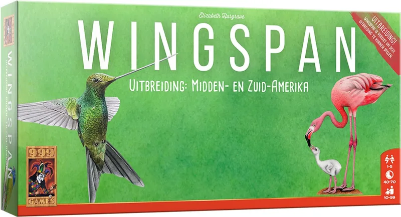 Wingspan uitbreiding: Midden- en Zuid-Amerika from 999 Games, NL edition – game on the table