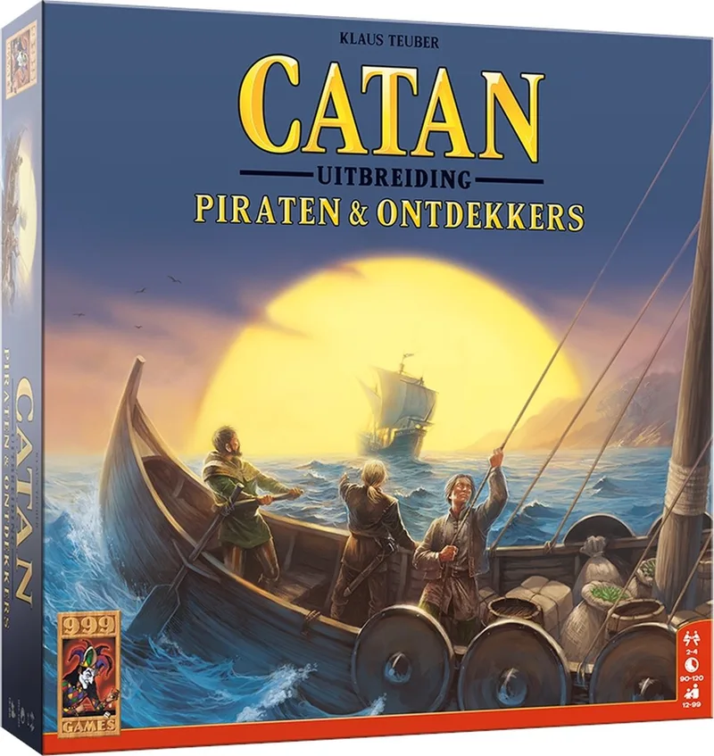 Catan: Uitbreiding Piraten en Ontdekkers de 999 Games, édition NL – jeu sur la table