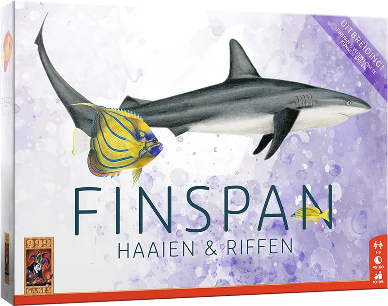Finspan uitbreiding: Haaien en Riffen from 999 Games, NL edition – game on the table