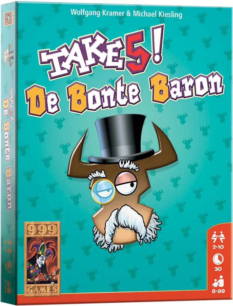 Take 5! - De Bonte Baron från 999 Games, utgåva NL – spelet på bordet