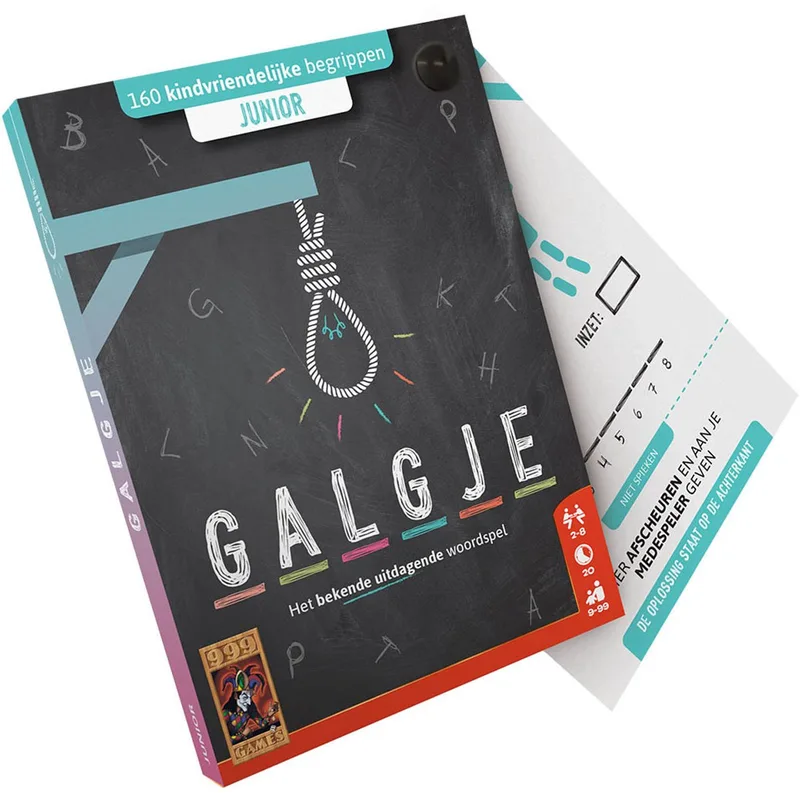 Galgje Junior from 999 Games, NL edition – box