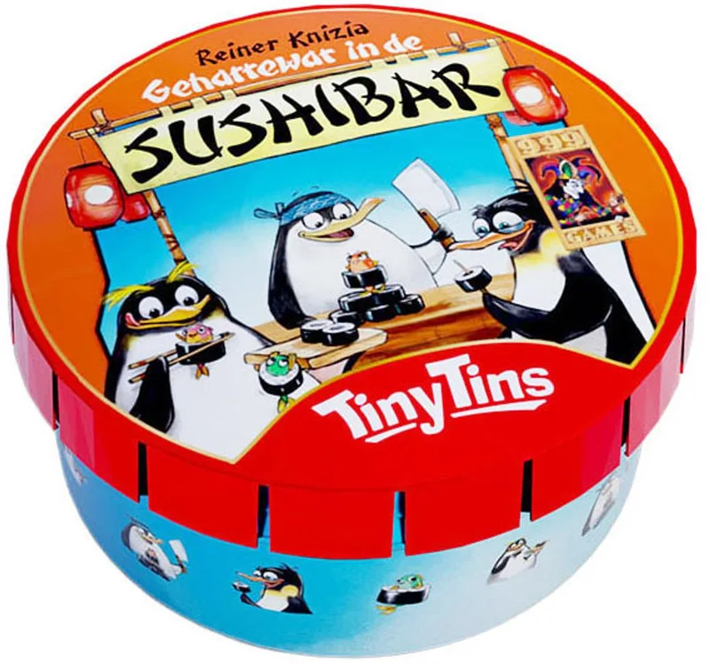 Tiny Tins: Geharrewar in de Sushibar from 999 Games, NL edition – box