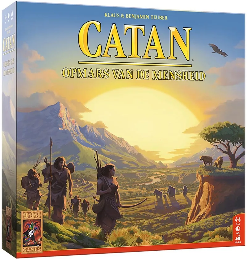 Catan: Opmars van de mensheid fra 999 Games, NL-udgave – æske