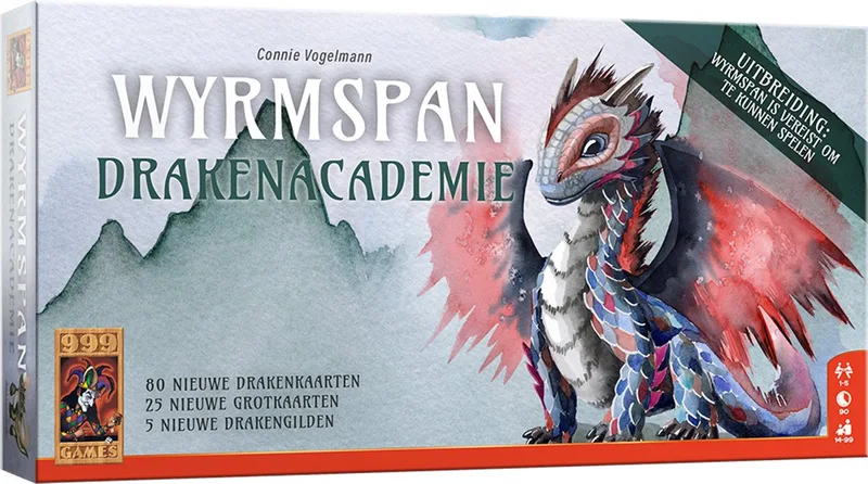 Wyrmspan: Drakenacademie fra 999 Games, NL-udgave – spillet på bordet