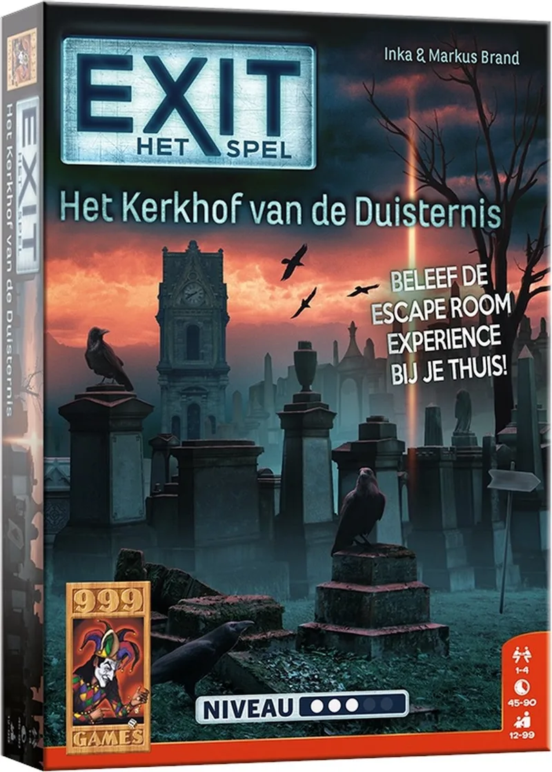 EXIT - Het kerkhof van de duisternis - Breinbreker from 999 Games, NL edition – game on the table