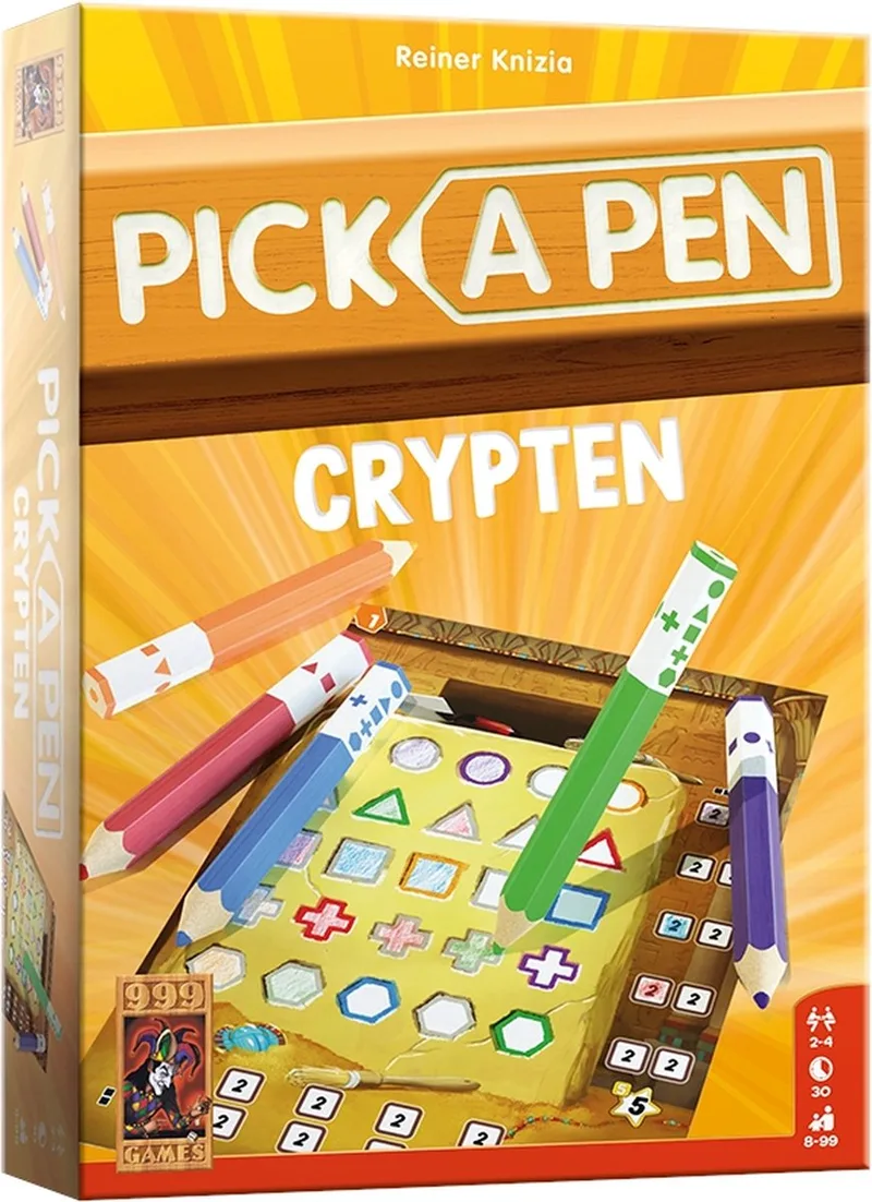 Pick a Pen Crypten from 999 Games, NL edition – game on the table