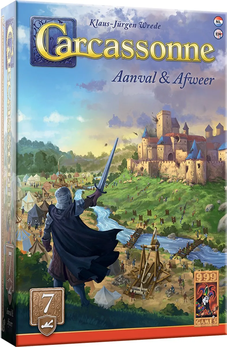 Carcassonne: Aanval & Afweer Uitbreiding 7 from 999 Games, NL edition – game on the table