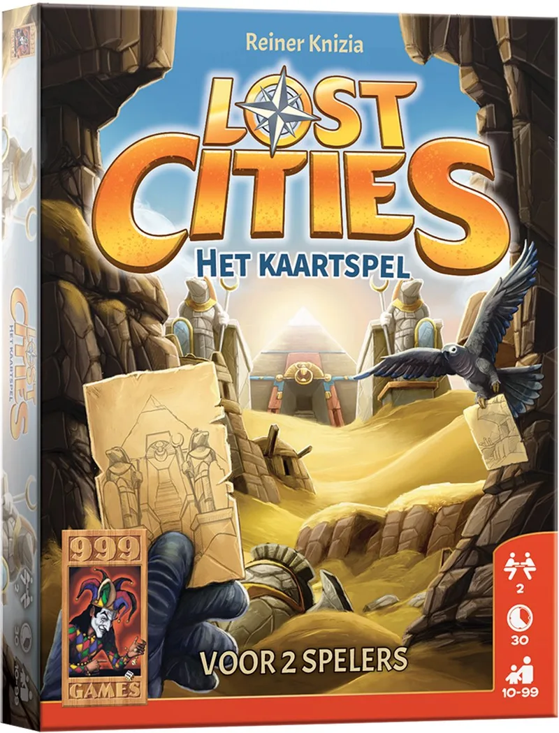 Lost Cities: Het kaartspel from 999 Games, NL edition – game on the table