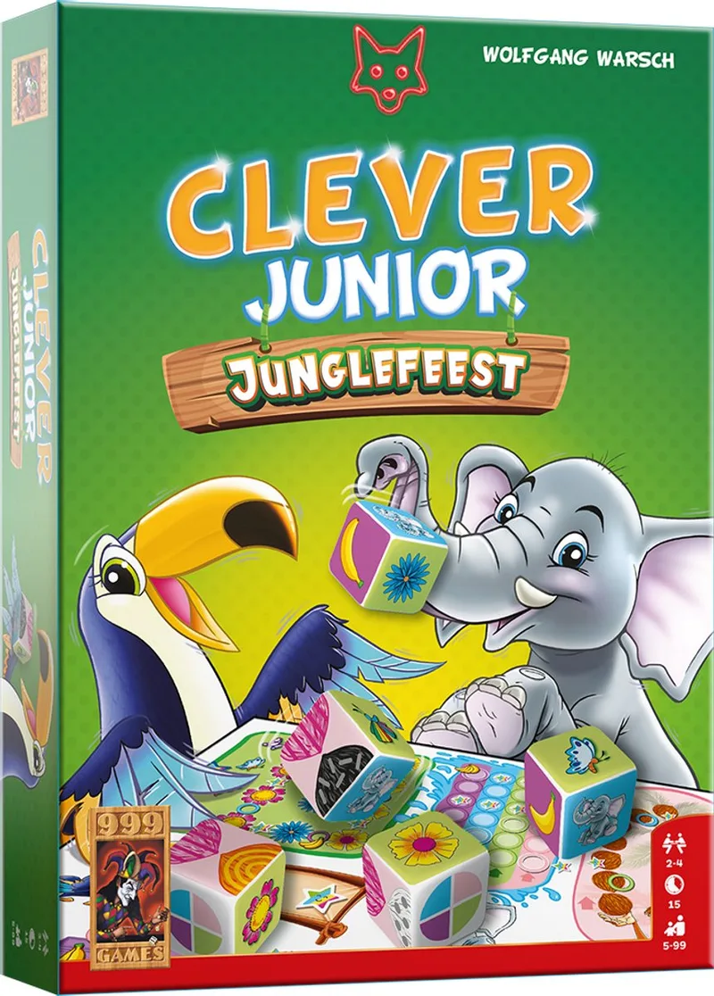 Clever Junior Junglefeest from 999 Games, NL edition – game on the table
